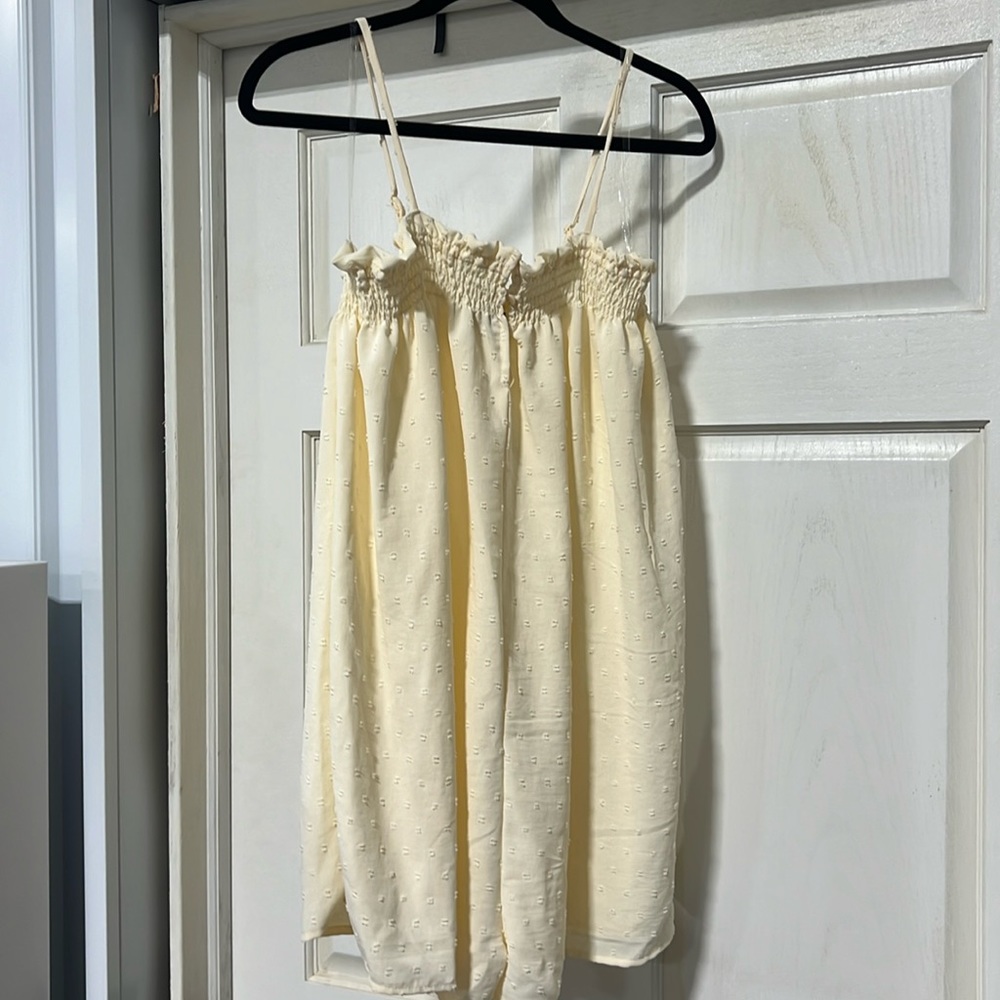 NWOT Yellow Romper